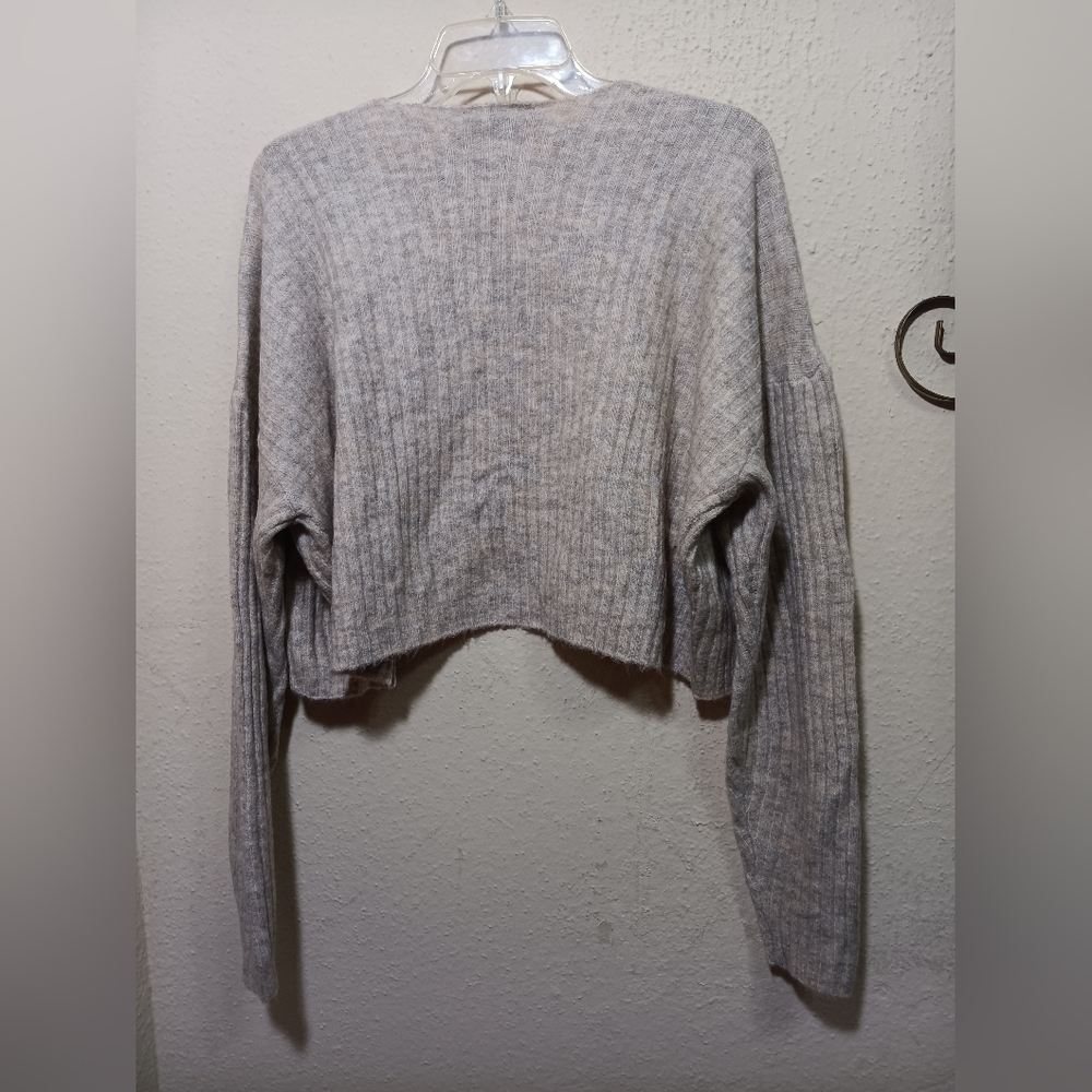 Lulu's Cream Ribbed Cardigan - Picture 8 of 8